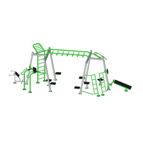 CAD Drawings BIM Models ExoFit Outdoor Fitness ExoFit: ExoCage