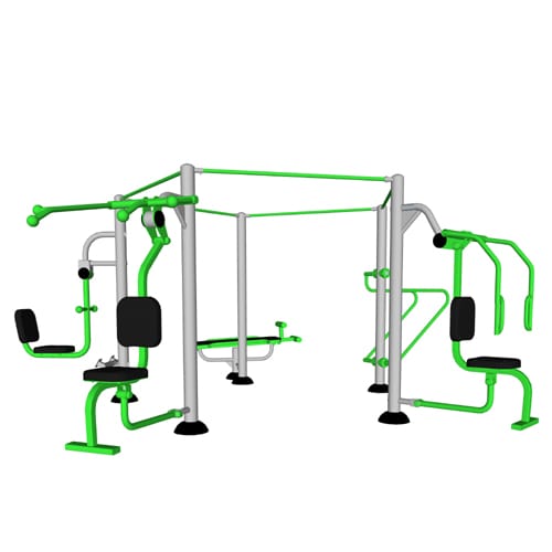 CAD Drawings BIM Models ExoFit Outdoor Fitness ExoFit: ExoPod