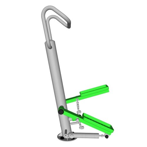 CAD Drawings BIM Models ExoFit Outdoor Fitness ExoFit: ExoFlex Stepper