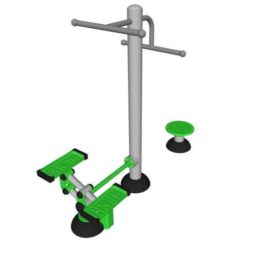 CAD Drawings BIM Models ExoFit Outdoor Fitness ExoFit: Twist & Step 