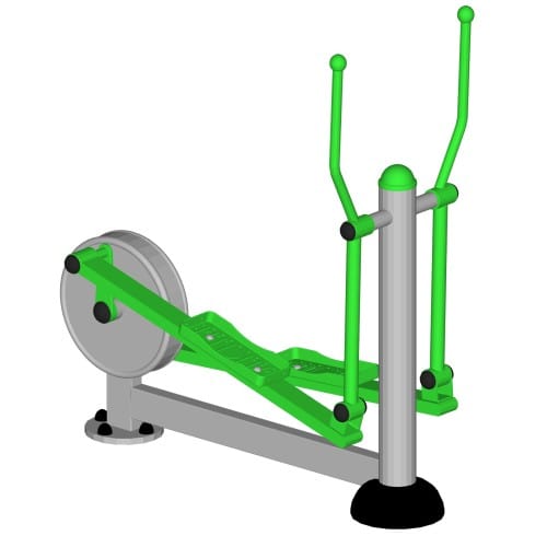 CAD Drawings BIM Models ExoFit Outdoor Fitness ExoKids: Elliptical