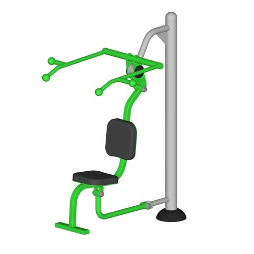 CAD Drawings BIM Models ExoFit Outdoor Fitness ExoFit: Chest Press Lat Pull