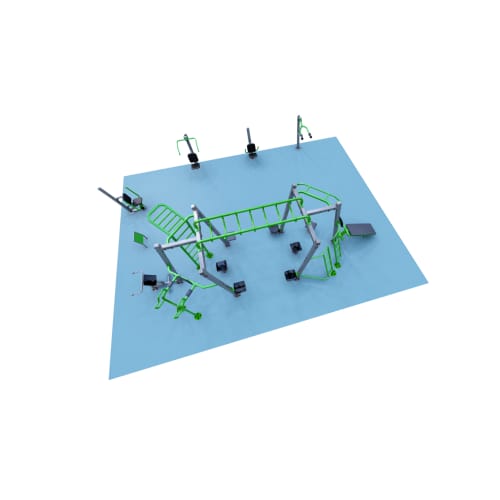 CAD Drawings ExoFit Outdoor Fitness Strength Zone