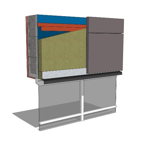 Armatherm™ ArmaGirt: ACM Panel - Window Head - CMU - CADdetails