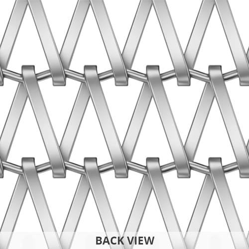 Helix Rack Rear View Drawing Helix 36 - GKD-USA - CADdetails
