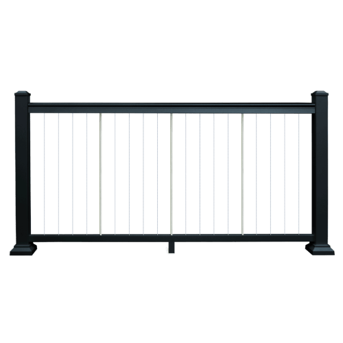 Cable Rail: Vertical - Ultralox Interlocking® Technology - CADdetails