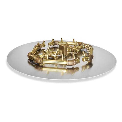 CAD Drawings Warming Trends Octagonal CROSSFIRE Brass Burner: CFBO180