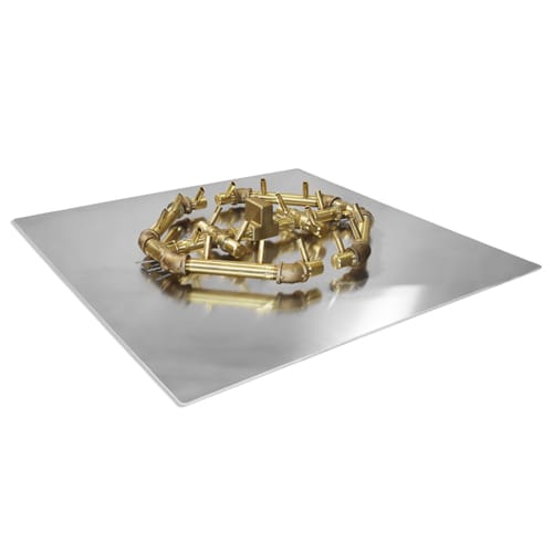 CAD Drawings Warming Trends Octagonal CROSSFIRE Brass Burner: CFBO180