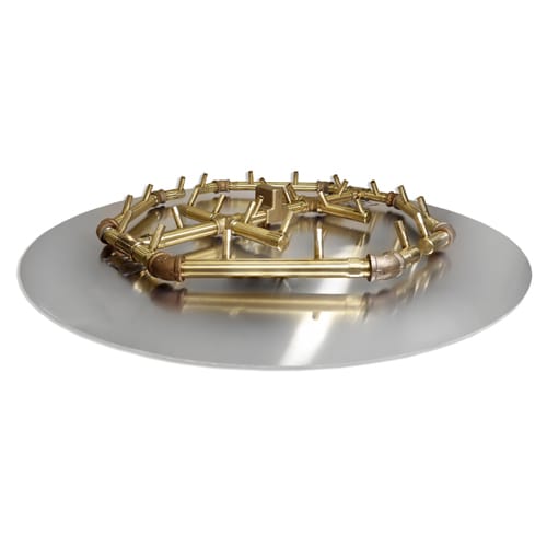 CAD Drawings Warming Trends Octagonal CROSSFIRE Brass Burner: CFBO280