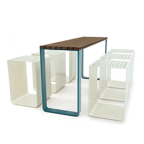 Table Top Civil Monoline High Top Table - Site Pieces - CADdetails