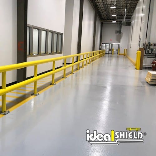 CAD Drawings Ideal Shield Surface Mount Standard Guardrail