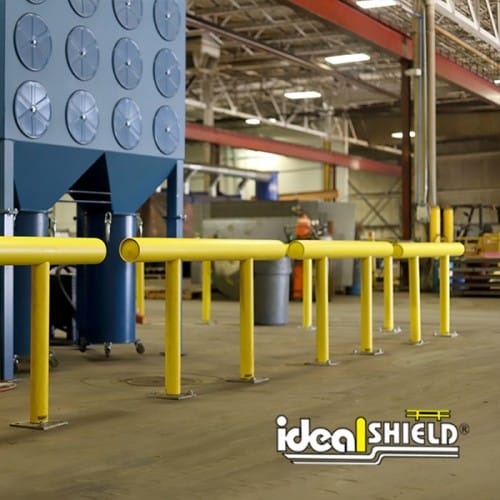 CAD Drawings Ideal Shield Surface Mount Standard Guardrail