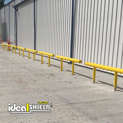 CAD Drawings Ideal Shield Surface Mount Standard Guardrail