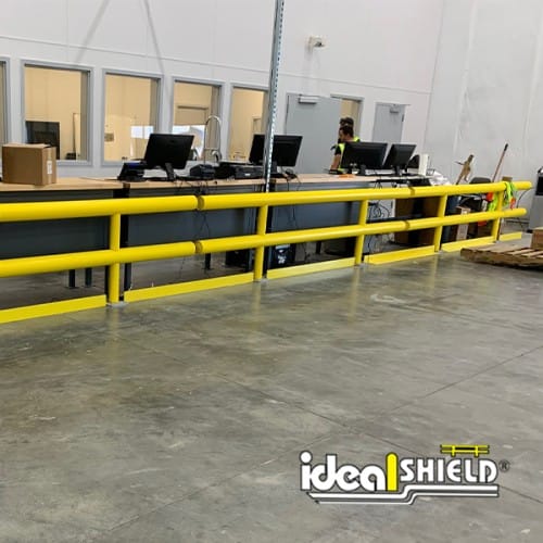 CAD Drawings Ideal Shield Surface Mount Standard Guardrail