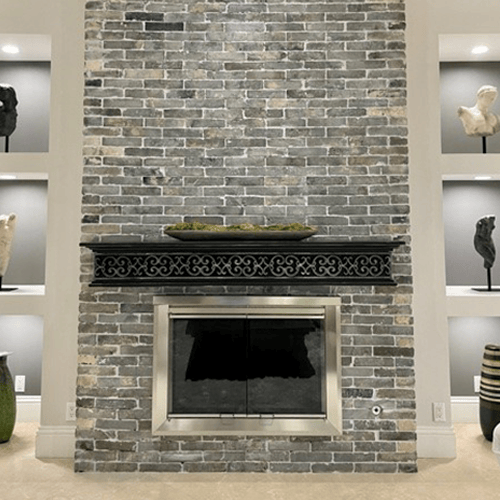 CAD Drawings Stone Farm Thin Brick Veneer – Antique Grey Blend