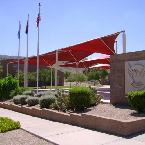 Kite Shade Structure - Shade 'N Net - CADdetails