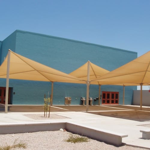 Kite Shade Structure - Shade 'N Net - CADdetails