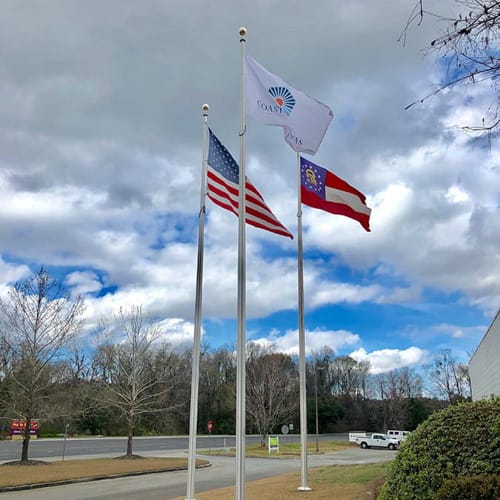 CAD Drawings Coastal Canvas Products Flags, Flag Poles and Accessories