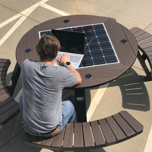 CAD Drawings SELS - Smart Era Lighting Systems Solar Table & Charging Station: ST1020