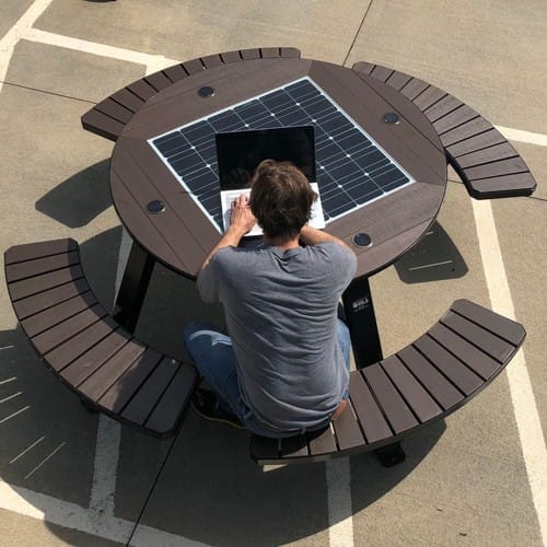 CAD Drawings SELS - Smart Era Lighting Systems Solar Table & Charging Station: ST1020