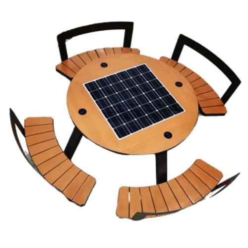 CAD Drawings SELS - Smart Era Lighting Systems Solar Table & Charging Station: ST1020