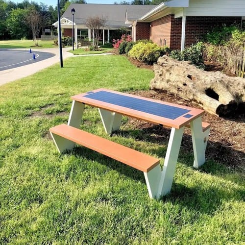 CAD Drawings SELS - Smart Era Lighting Systems Solar Table & Charging Station: ST1010
