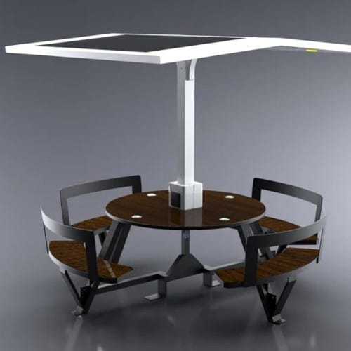 CAD Drawings SELS - Smart Era Lighting Systems Charging Station & Park Lamp: ST1020-RU