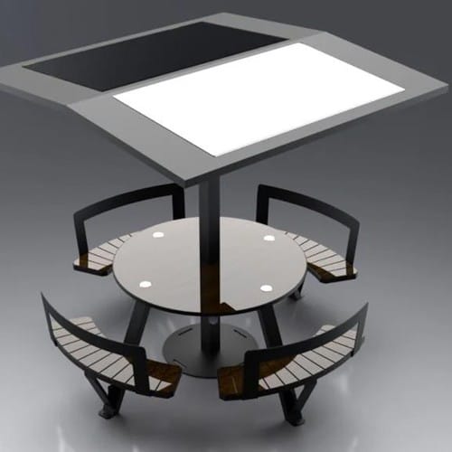 CAD Drawings SELS - Smart Era Lighting Systems Charging Station & Park Lamp: ST1020-RU