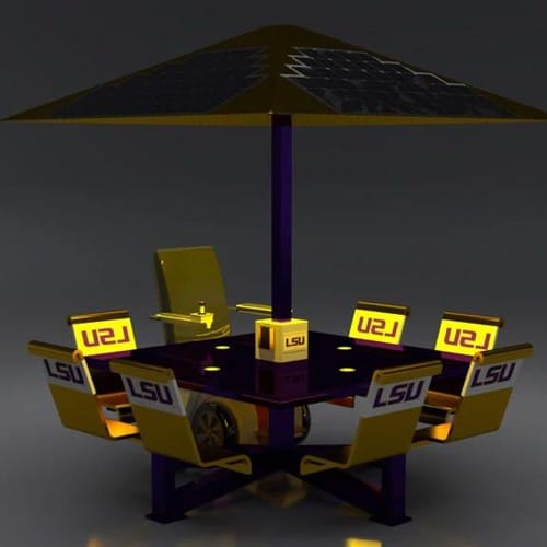 CAD Drawings SELS - Smart Era Lighting Systems Charging Station & Park Lamp: ST1030-MU