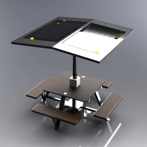 CAD Drawings SELS - Smart Era Lighting Systems Charging Station & Park Lamp: ST1030-MU