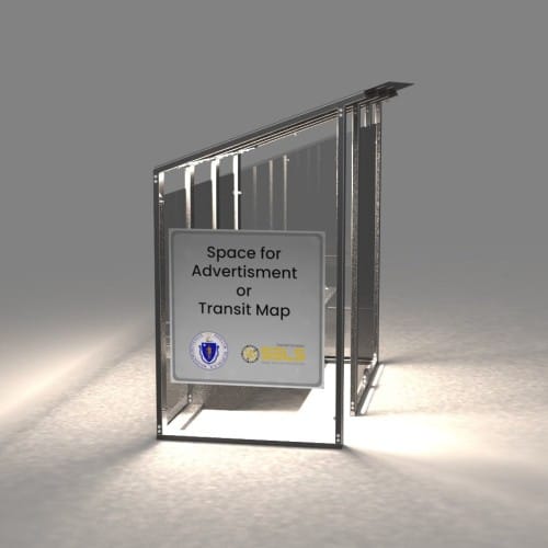 CAD Drawings BIM Models SELS - Smart Era Lighting Systems Modular Solar Shelter System: Solar Bus Shelter