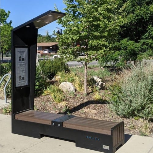 CAD Drawings SELS - Smart Era Lighting Systems Solar Charging and Connectivity Station Bench: SB1050