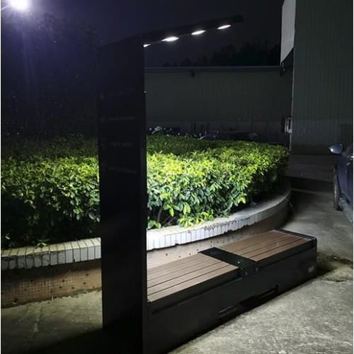 CAD Drawings SELS - Smart Era Lighting Systems Solar Charging and Connectivity Station Bench: SB1050