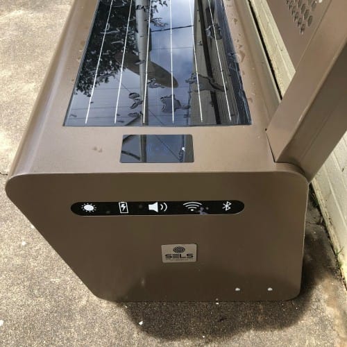 CAD Drawings SELS - Smart Era Lighting Systems Solar Charging and Connectivity Station Bench: SB1020