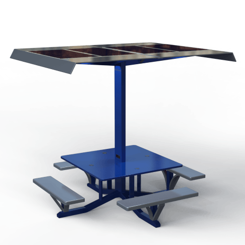CAD Drawings SELS - Smart Era Lighting Systems Solar Charging Station with Lighting: "STAG" Table