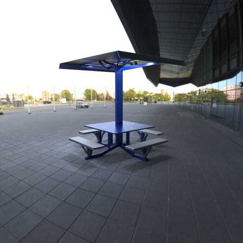 CAD Drawings SELS - Smart Era Lighting Systems Solar Charging Station with Lighting: "STAG" Table