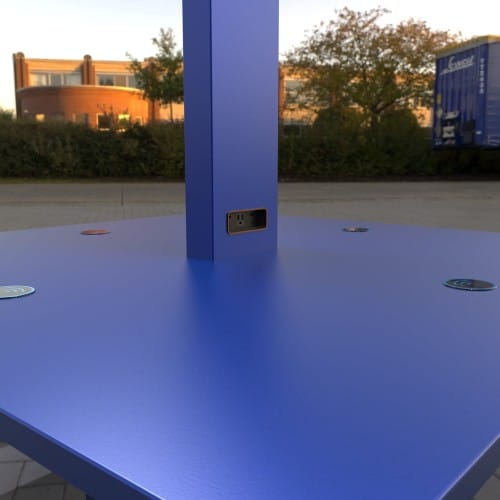 CAD Drawings SELS - Smart Era Lighting Systems Solar Charging Station with Lighting: "STAG" Table