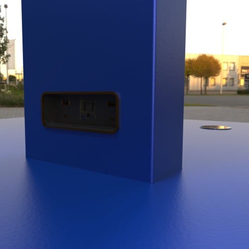 CAD Drawings SELS - Smart Era Lighting Systems Solar Charging Station with Lighting: "STAG" Table