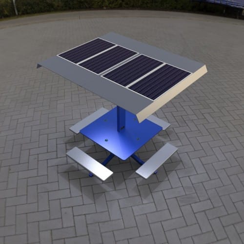 CAD Drawings SELS - Smart Era Lighting Systems Solar Charging Station with Lighting: "STAG" Table