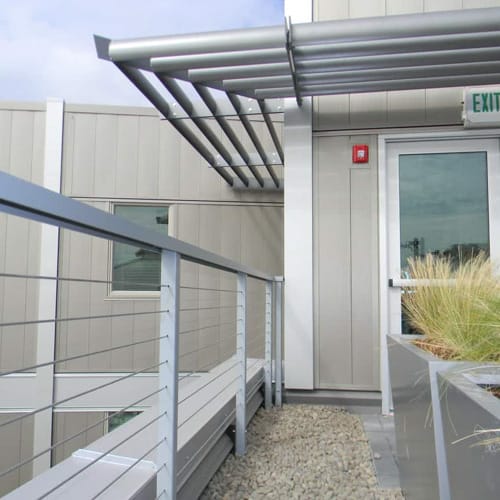 CAD Drawings Skyline Systems Metal Railing System - Stainless Cable