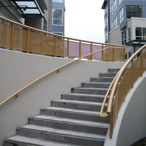 CAD Drawings Skyline Systems Metal Railing System - Perforated