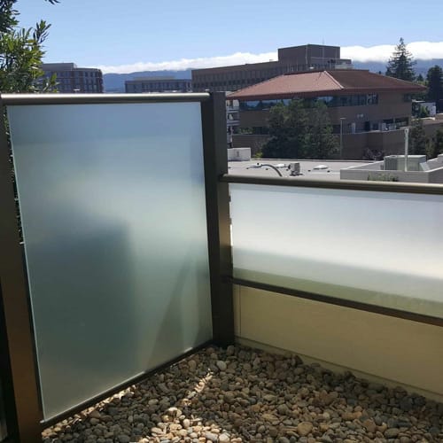 CAD Drawings Skyline Systems Metal Railing System - Glass