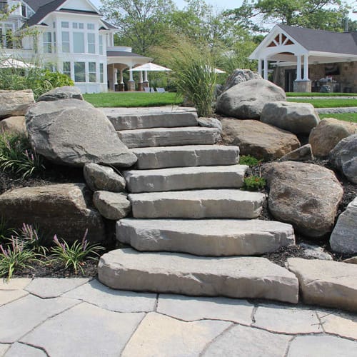 CAD Drawings Nicolock Paving Stones Irregular Steps