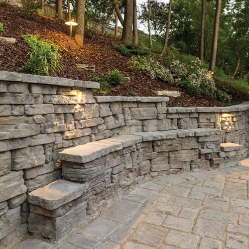 CAD Drawings Nicolock Paving Stones Belvedere Wall