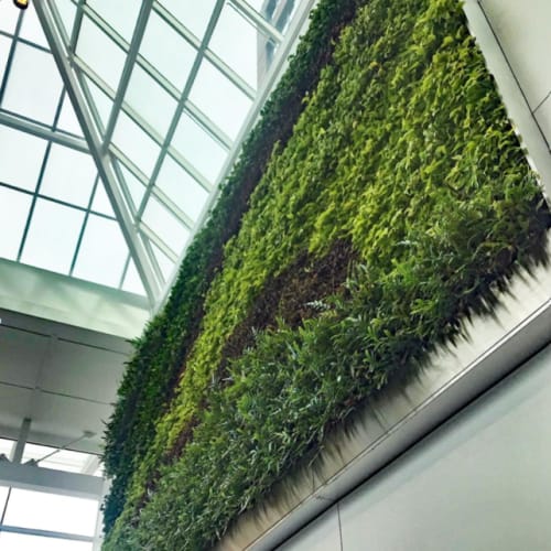 CAD Drawings BIM Models Green Living Tech LLC Plug and Play Living Wall - Wall Mounted