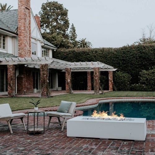 CAD Drawings BIM Models Dekko Concrete Fire Pit: Sonoma 72