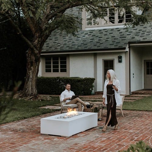 CAD Drawings BIM Models Dekko Concrete Fire Pit: Sonoma 72