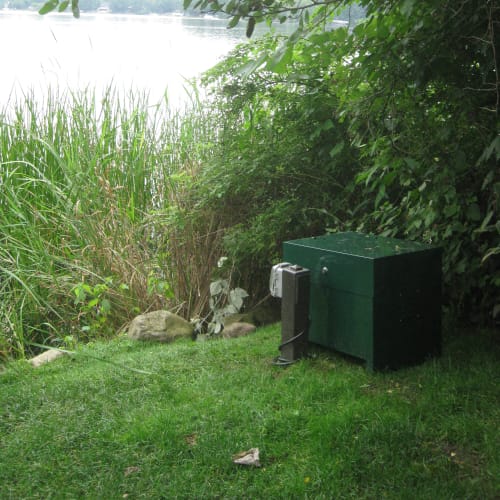 CAD Drawings BIM Models EasyPro Pond Products Standard Lockable Steel Aeration Cabinet (SC22)