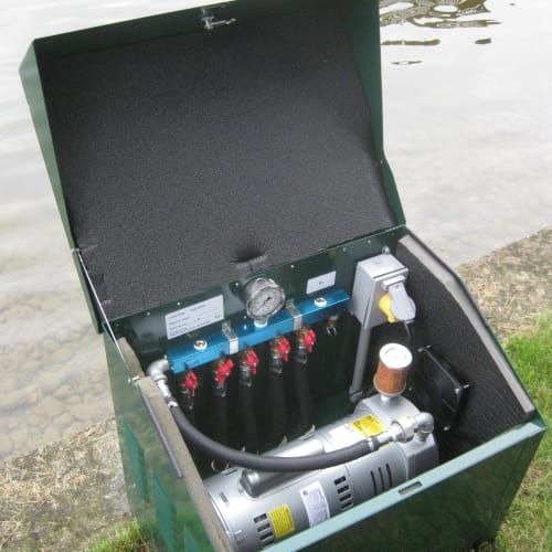 CAD Drawings BIM Models EasyPro Pond Products Standard Lockable Steel Aeration Cabinet (SC22)