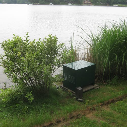 CAD Drawings BIM Models EasyPro Pond Products Standard Lockable Steel Aeration Cabinet (SC22)